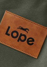 snygg logotype på läder