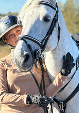 LOPE Sport Long Sleeve Riding Top - Cappuccino Bliss