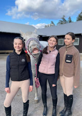 TEAM VESTsvart dunväst för juniorer