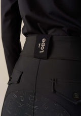 kompressions ridbyxor the flow med svarta detaljer