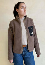 Women's riding fleece STABLE FLEECE - Light gold