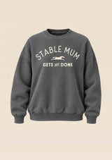 Stable Mum Oversize Sweatshirt, GrÄ