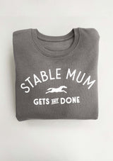 Stable Mum Oversized Sweatshirt grå
