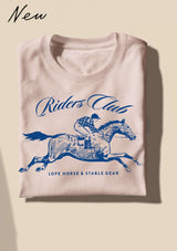 Riders Club derby T-shirt, Off white