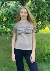 Riders Club derby T-shirt Griege junior