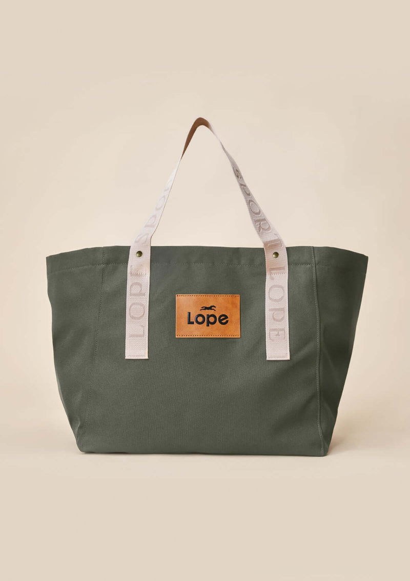 Lope Tote Bag Gröngrå stallväska