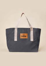 Lope Tote Bag Gråsvart stallväska