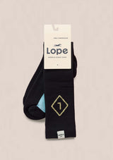 THE EQUESTRIAN SPORT SOCKS - BLACK+GOLD