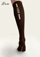 Q-skin tech-ride ridstrumpor med kompression, Brown