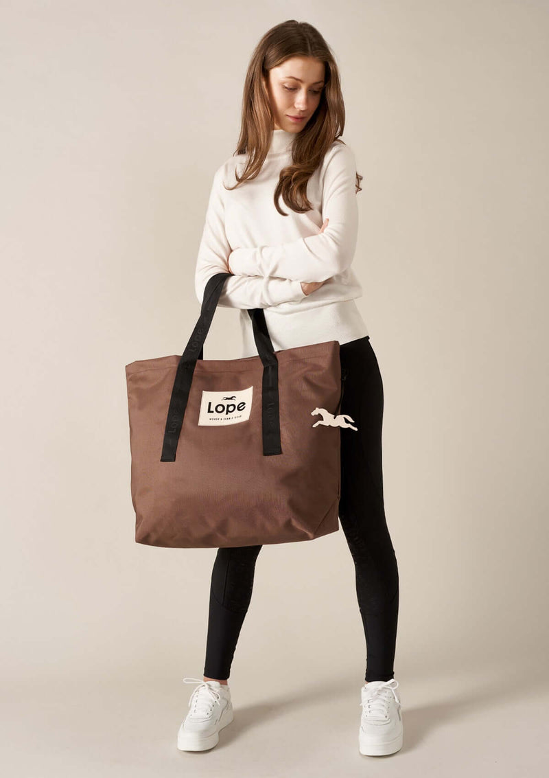 Champion tote shops bag brown