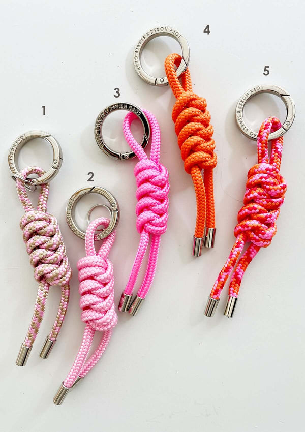 bag charm twist i paracord svensk design