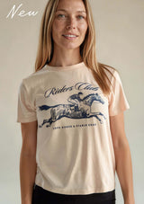 Riders Club derby T-shirt ljusrosa