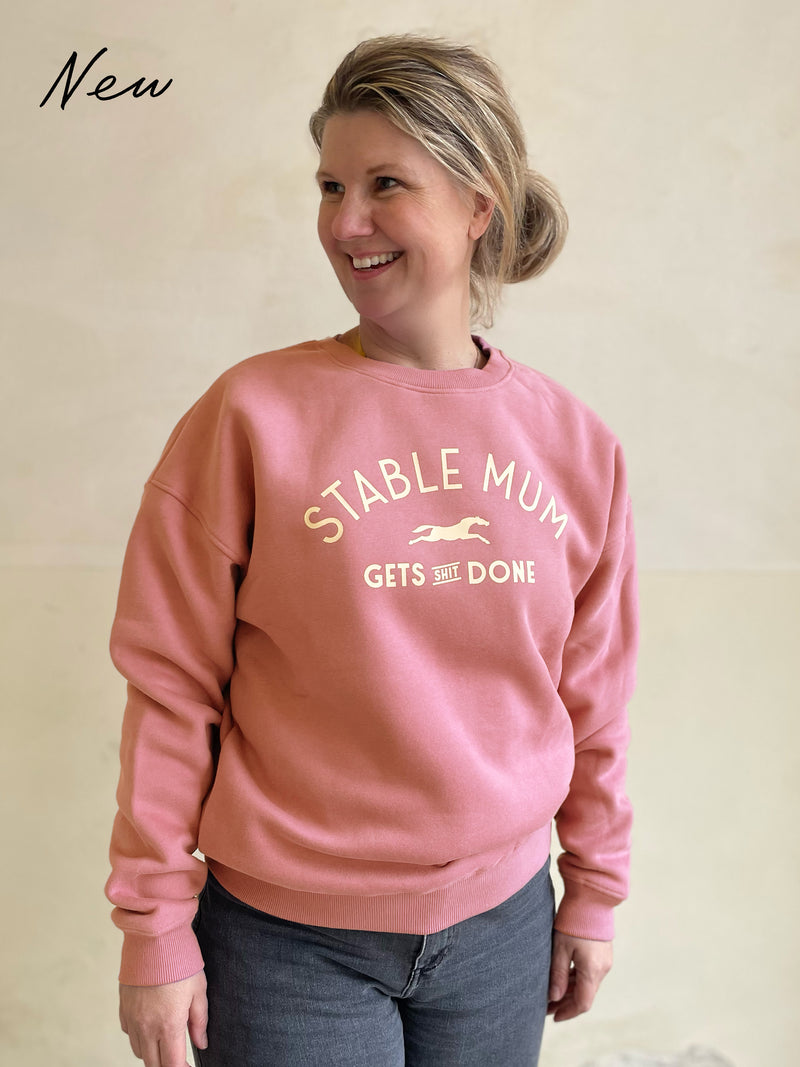 Sweat-shirt surdimensionné Stable Mum