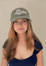 grön keps för ryttare i klassisk polo ralph loren stil lope