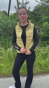 THE TEAM VEST - LIGHT DOWN, sage green