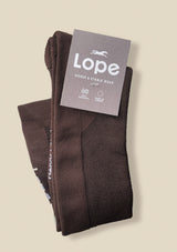 Q-skin tech-ride ridstrumpor med kompression, Brown